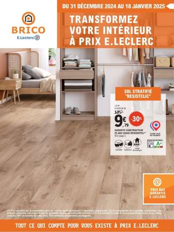 Catalogue E.Leclerc - 31/12/2024 - 18/01/2025.