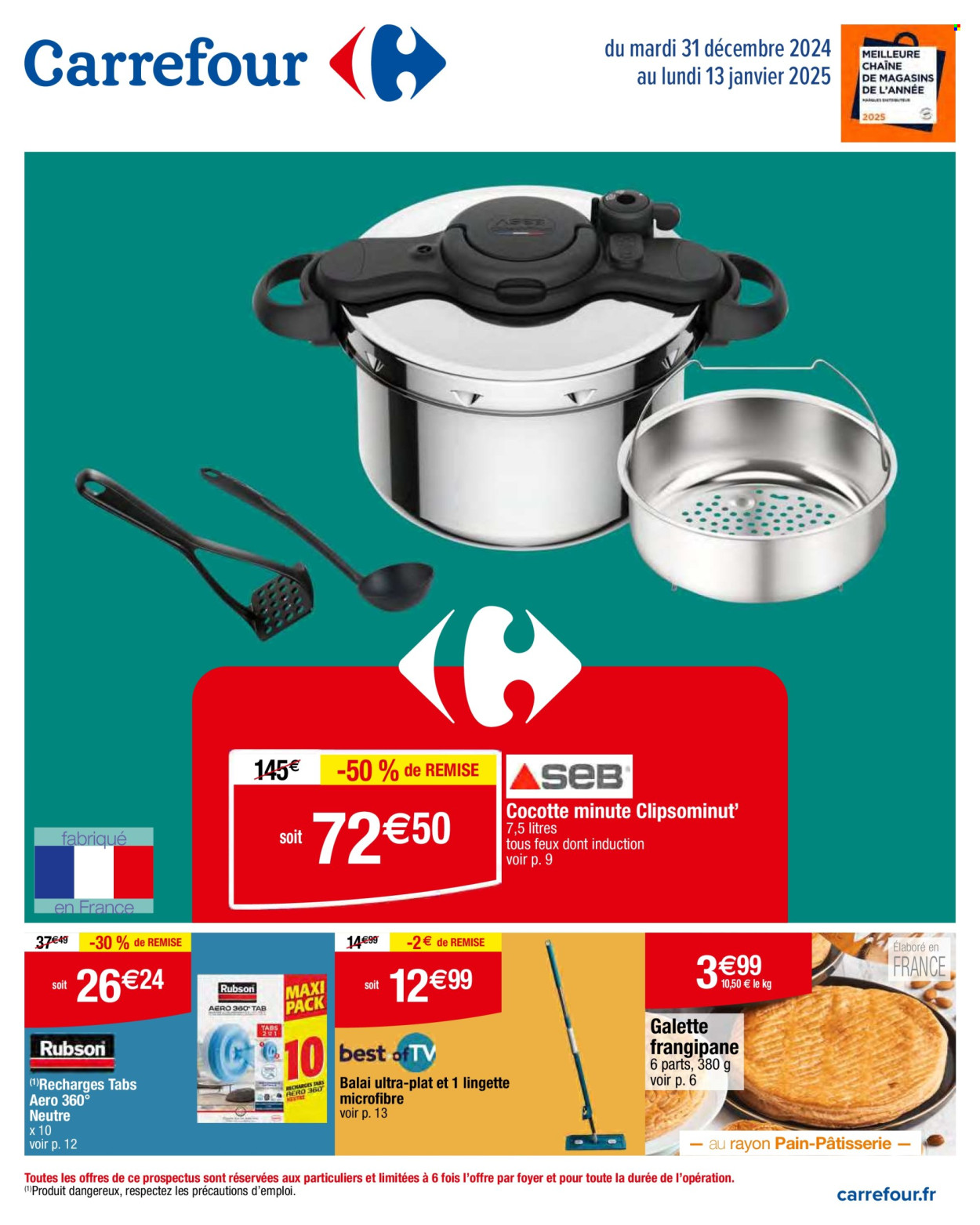 Catalogue Carrefour Hypermarchés - 31/12/2024 - 13/01/2025. Page 1