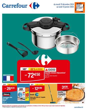 Catalogue Carrefour Hypermarchés - 31/12/2024 - 13/01/2025.