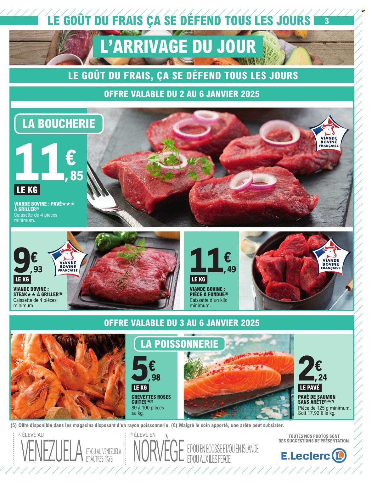 Catalogue E.Leclerc - 02/01/2025 - 11/01/2025. Page 3