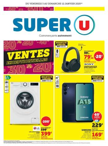 Catalogue SUPER U - 03/01/2025 - 12/01/2025.