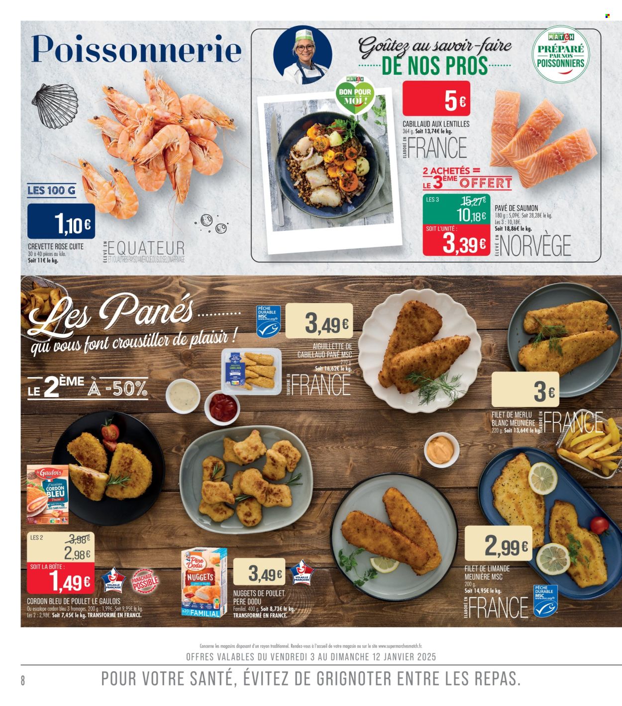 Catalogue Supermarché Match - 03/01/2025 - 12/01/2025. Page 8