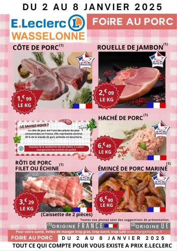 Catalogue E.Leclerc - 02/01/2025 - 08/01/2025.