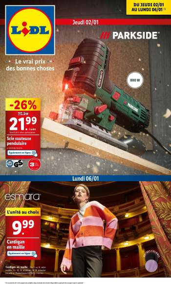 Catalogue Lidl - 02/01/2025 - 06/01/2025.