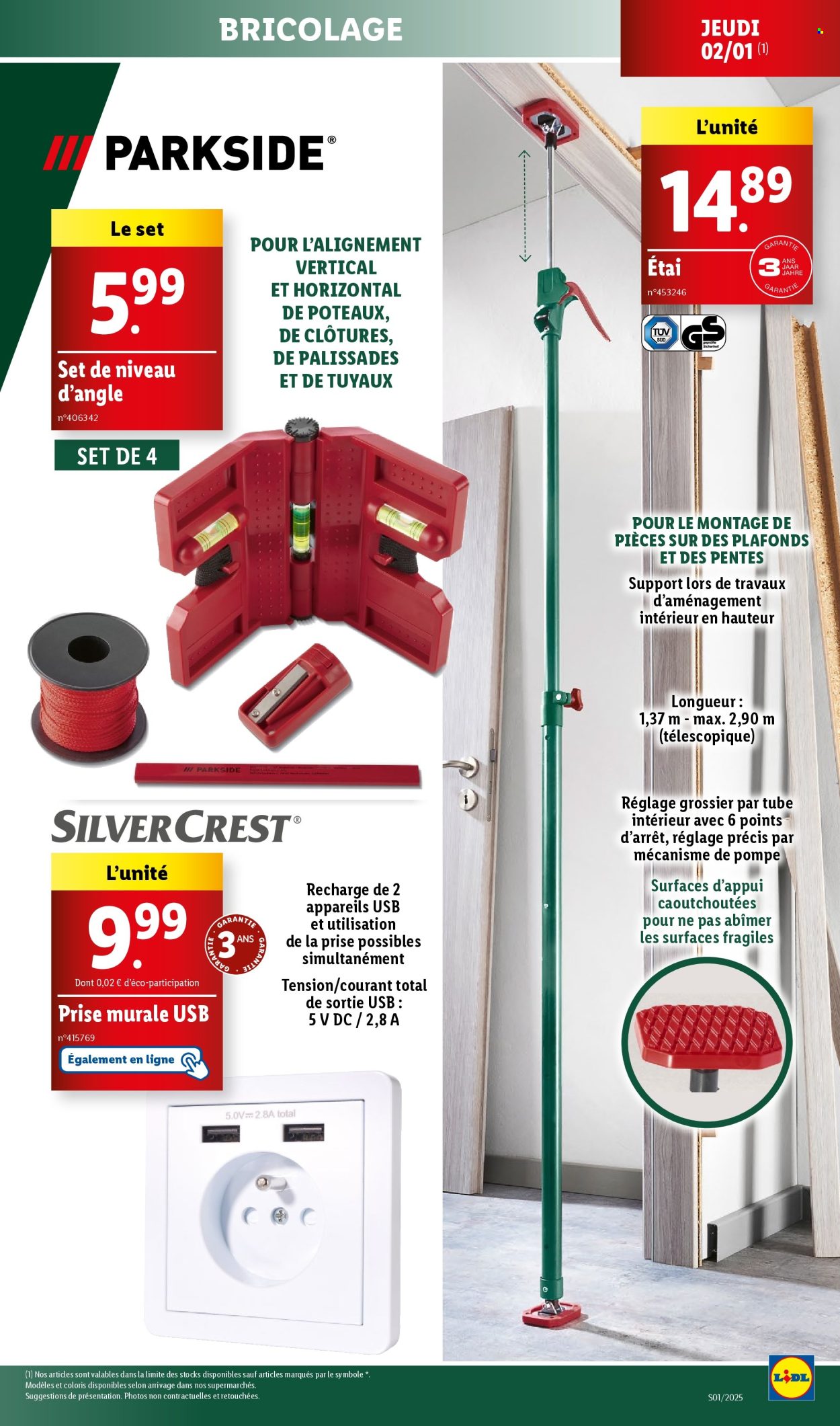 Catalogue Lidl - 02/01/2025 - 06/01/2025. Page 9