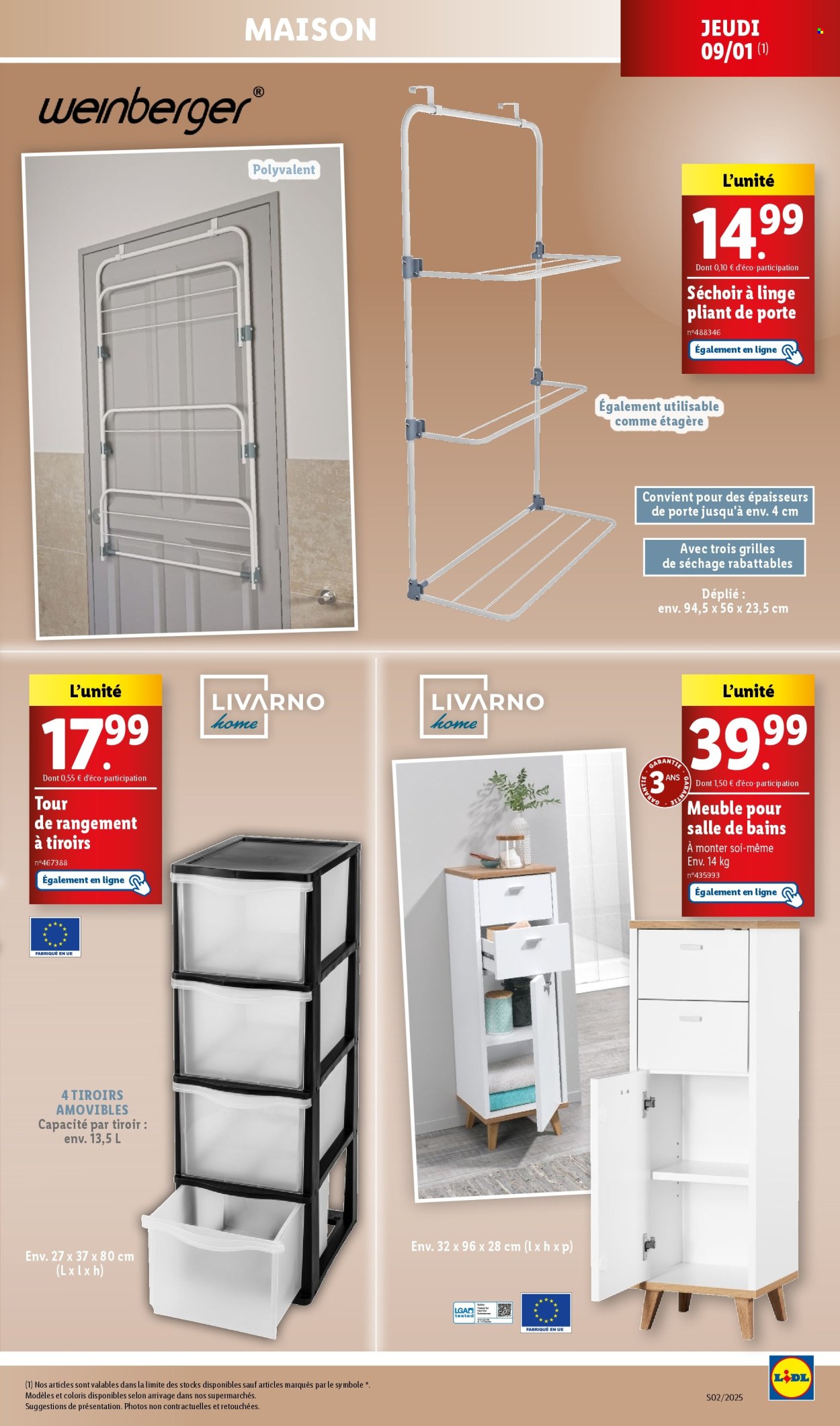 Catalogue Lidl - 08/01/2025 - 14/01/2025. Page 61