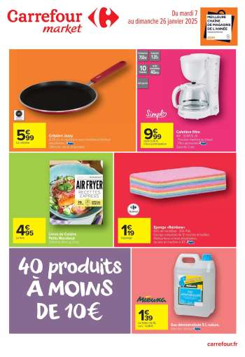 Catalogue Carrefour Market - 07/01/2025 - 26/01/2025.