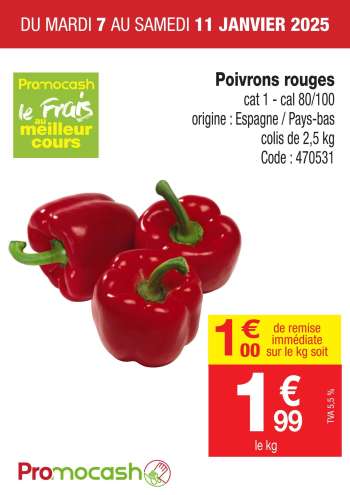 Catalogue Promocash - 07/01/2025 - 11/01/2025.