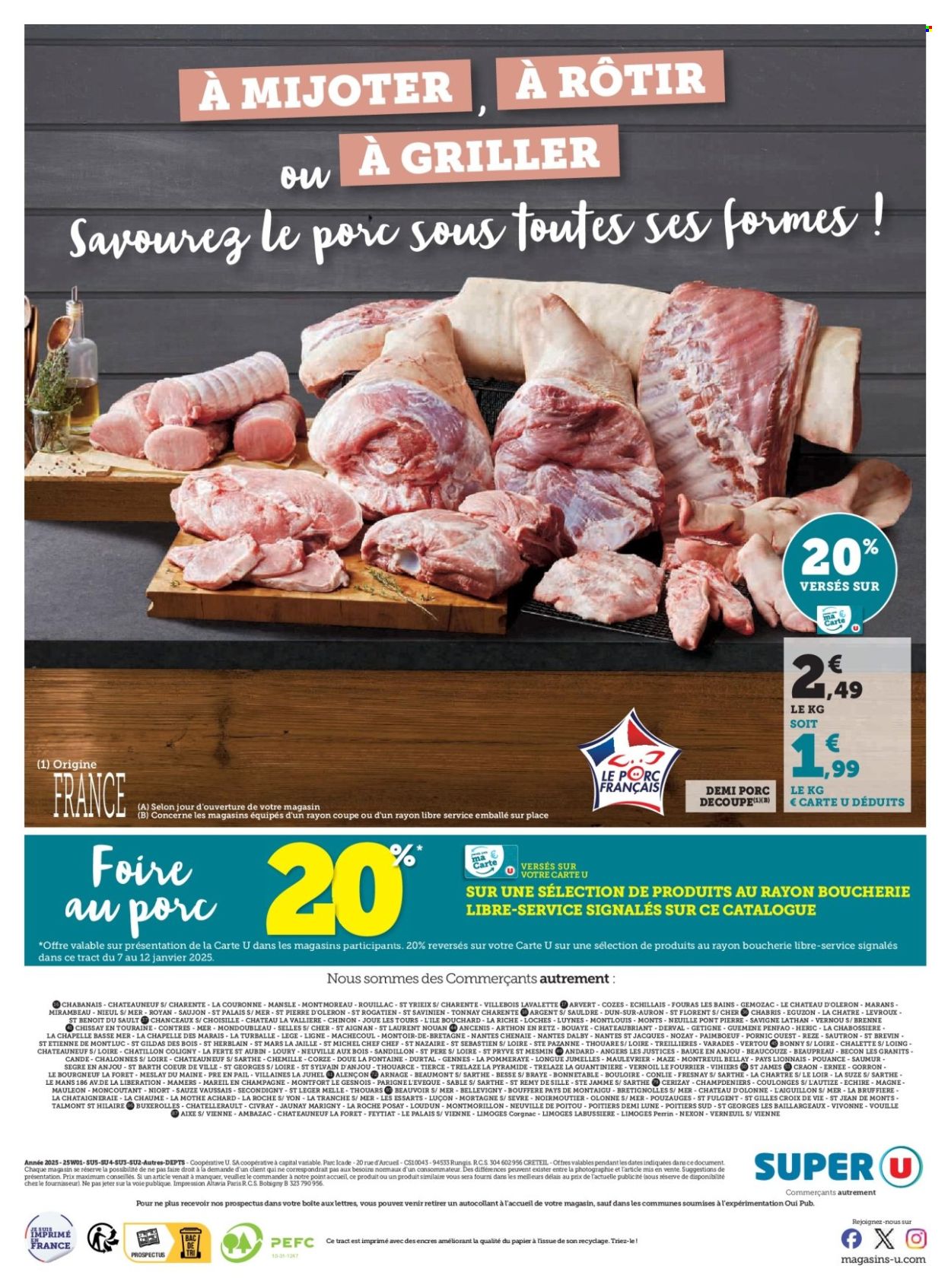 Catalogue SUPER U - 07/01/2025 - 12/01/2025. Page 4
