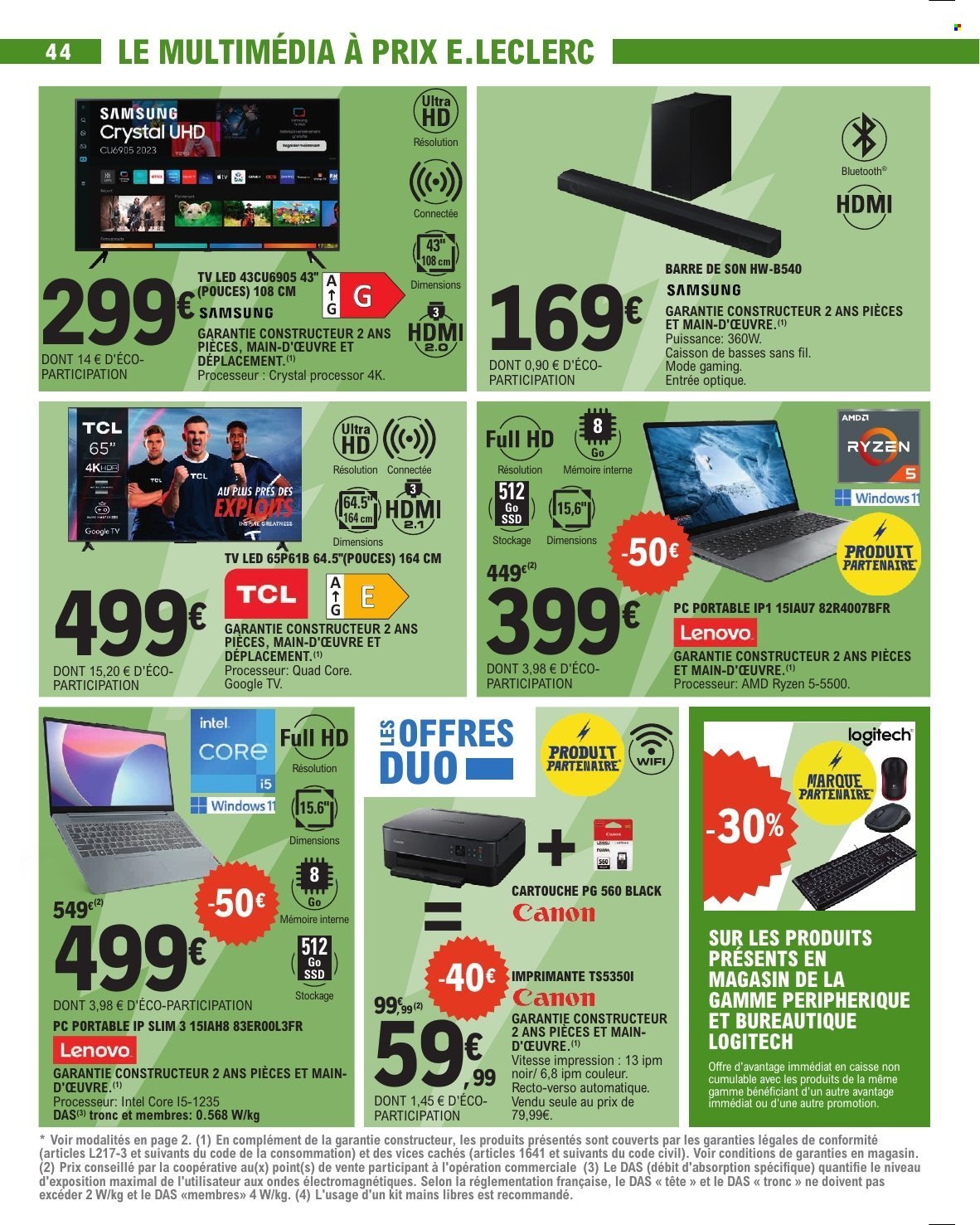 Catalogue E.Leclerc - 07/01/2025 - 18/01/2025. Page 44