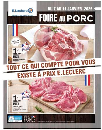 Catalogue E.Leclerc - 07/01/2025 - 11/01/2025.