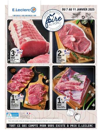 Catalogue E.Leclerc - 07/01/2025 - 11/01/2025.