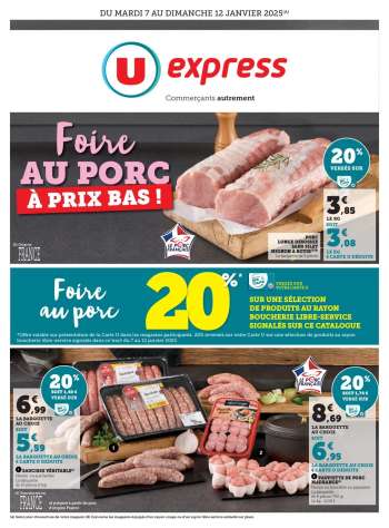 Catalogue U express - 07/01/2025 - 12/01/2025.