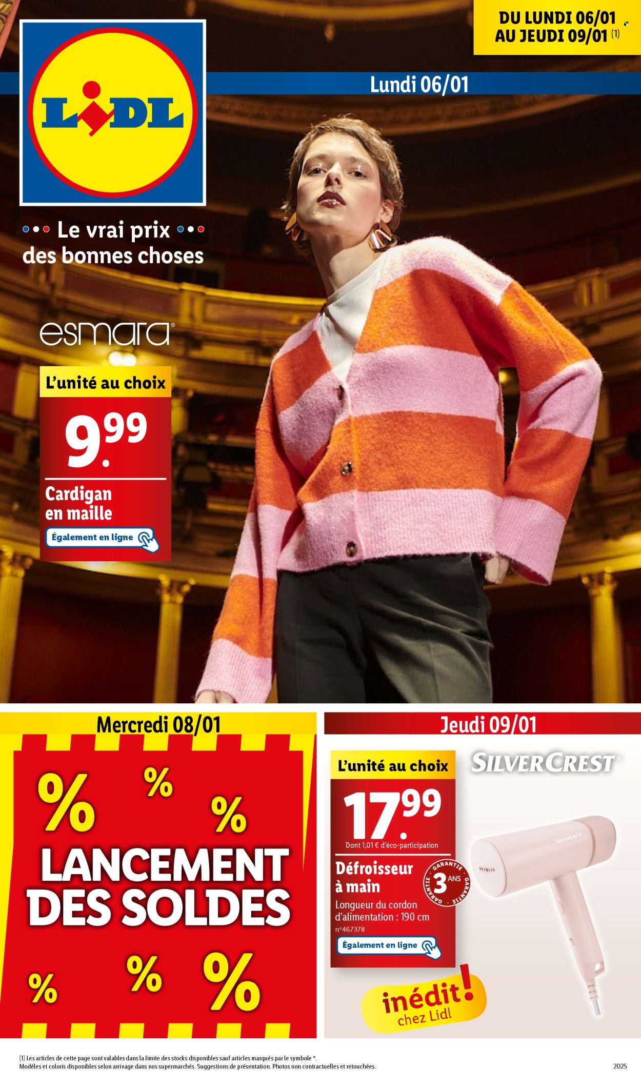 Catalogue Lidl - 06/01/2025 - 09/01/2025. Page 1