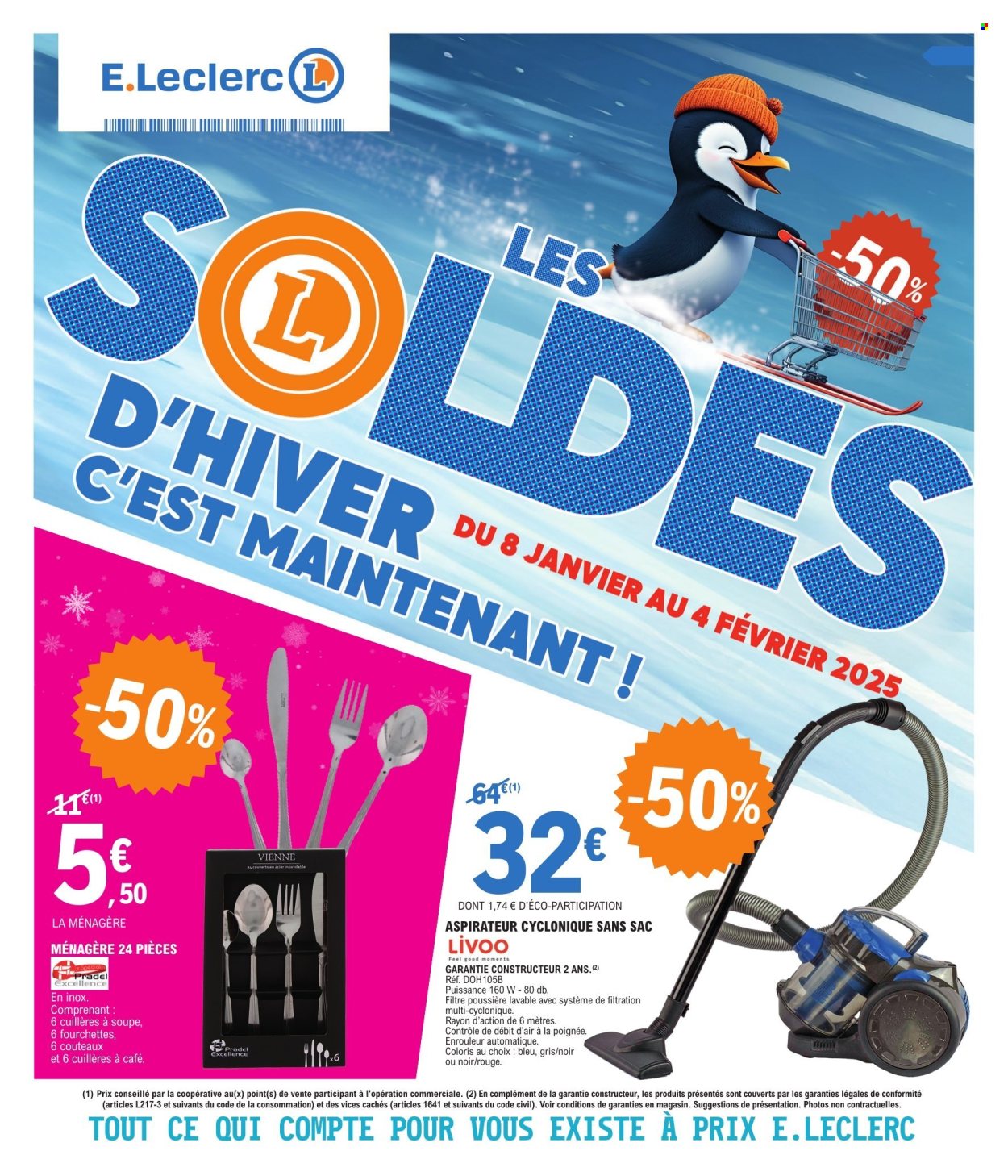 Catalogue E.Leclerc - 08/01/2025 - 04/02/2025. Page 1