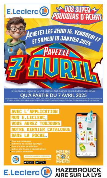 Catalogue E.Leclerc - 16/01/2025 - 18/01/2025.
