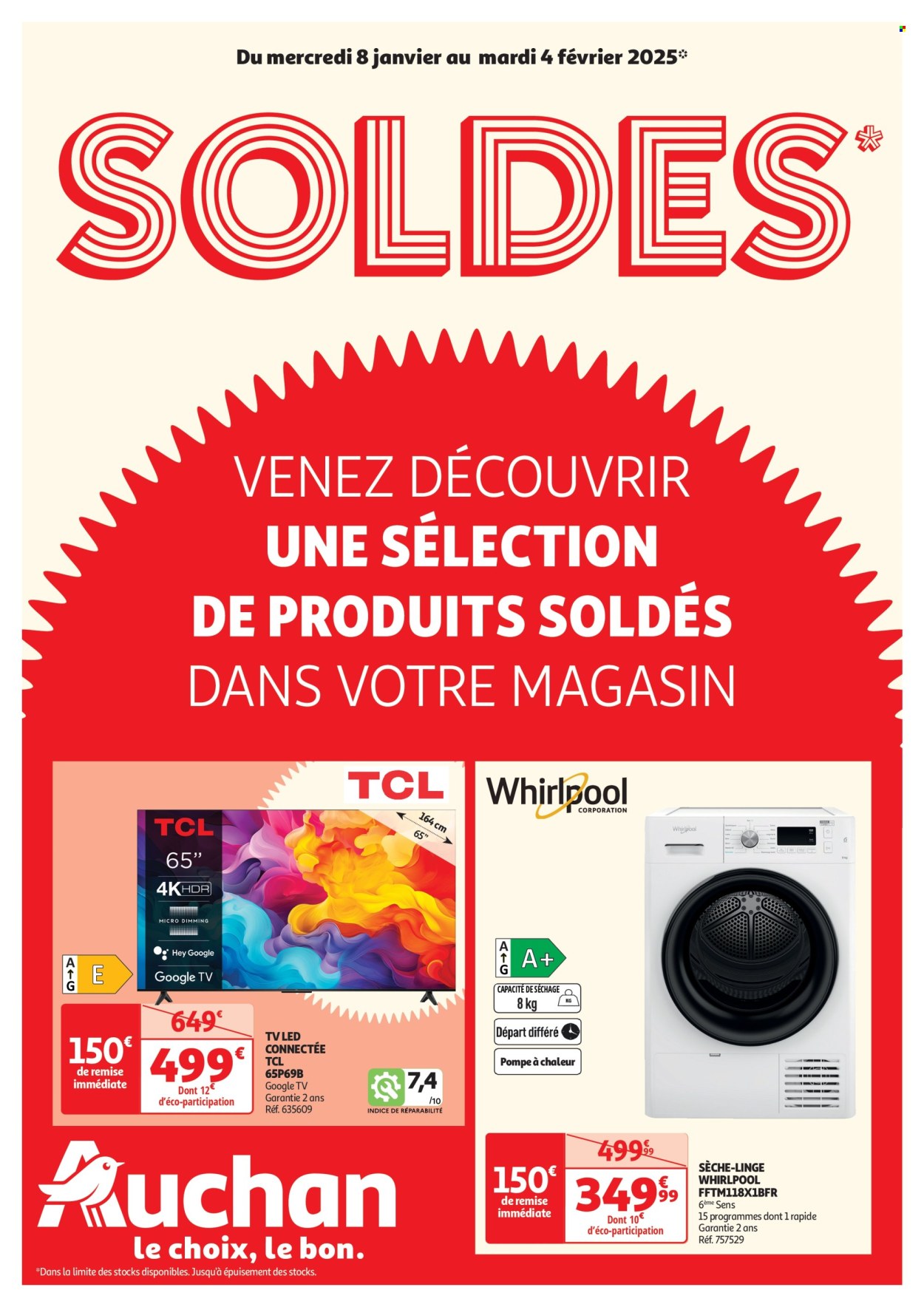 Catalogue Auchan - 08/01/2025 - 04/02/2025. Page 1