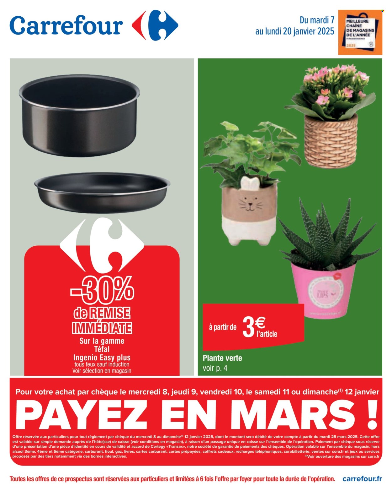 Catalogue Carrefour Hypermarchés - 07/01/2025 - 20/01/2025. Page 1