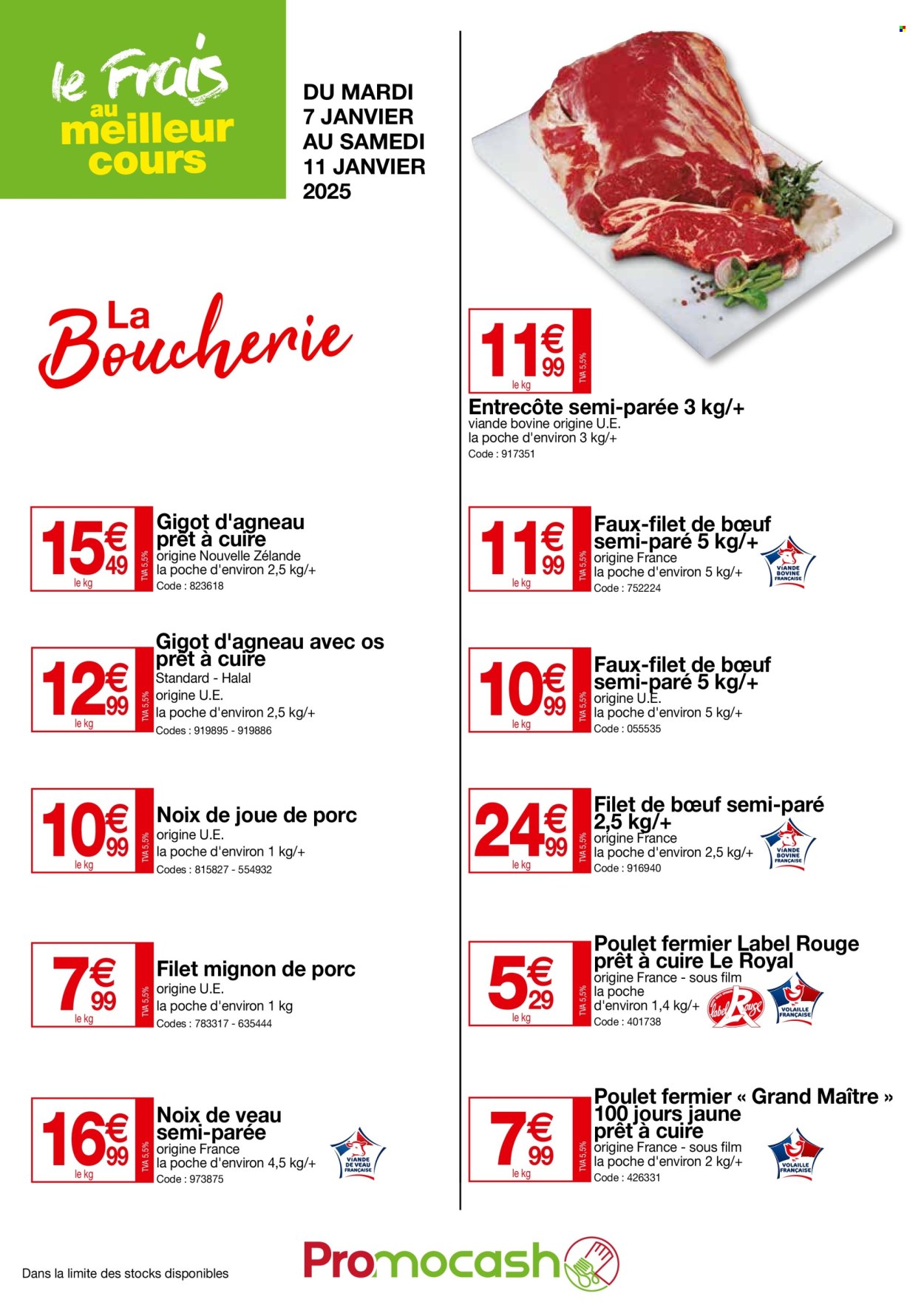 Catalogue Promocash - 07/01/2025 - 11/01/2025. Page 1