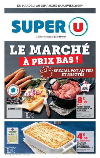 Catalogue SUPER U - 14/01/2025 - 19/01/2025.