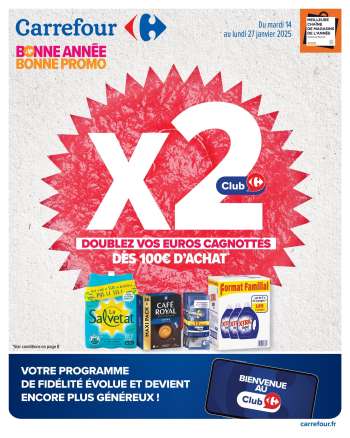 Catalogue Carrefour Hypermarchés - 14/01/2025 - 27/01/2025.