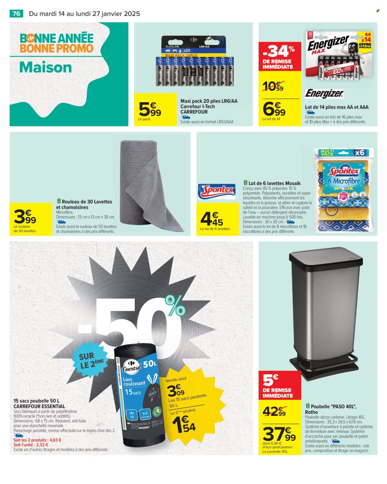 Catalogue Carrefour Hypermarchés - 14/01/2025 - 27/01/2025. Page 78