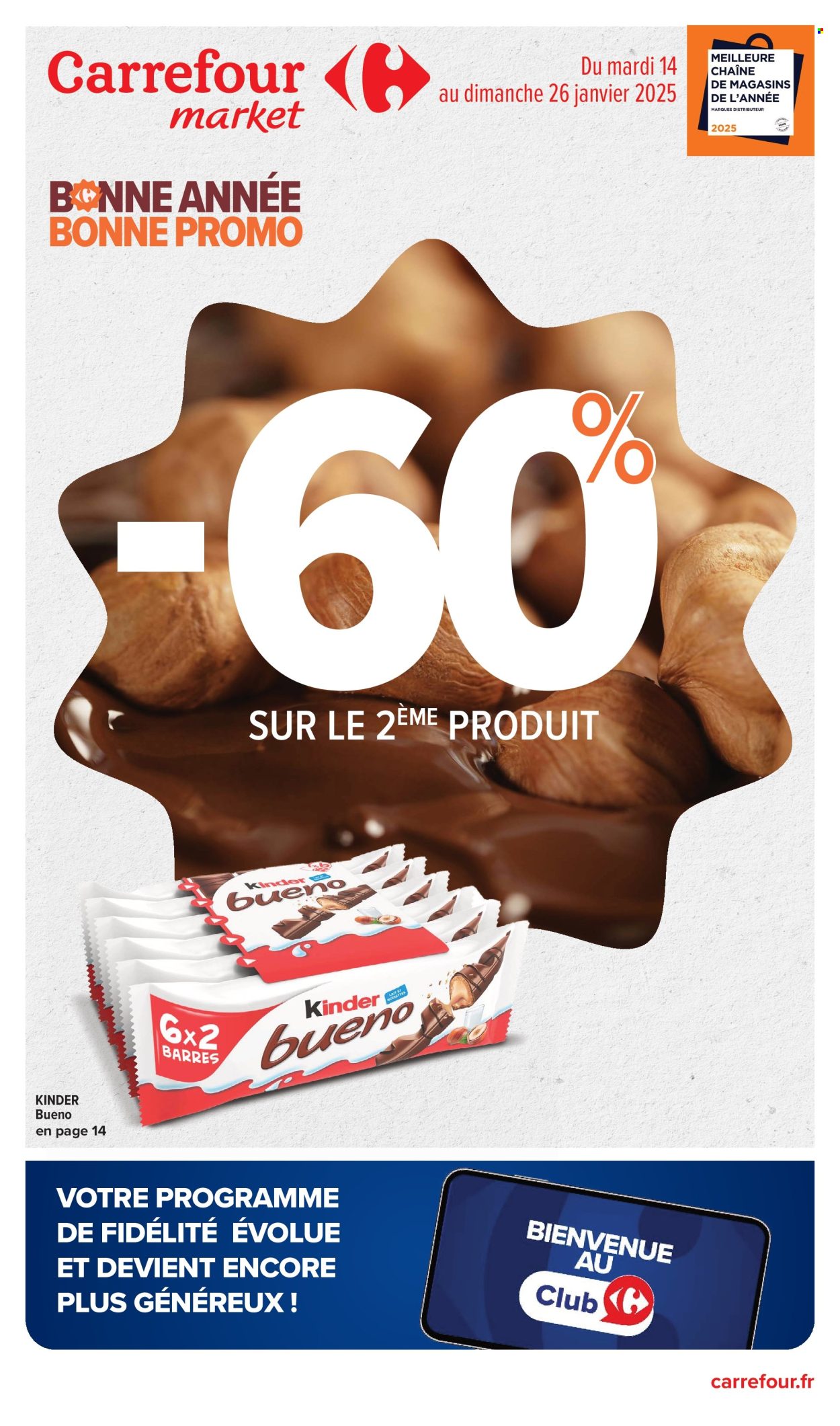 Catalogue Carrefour Market - 14/01/2025 - 26/01/2025. Page 1