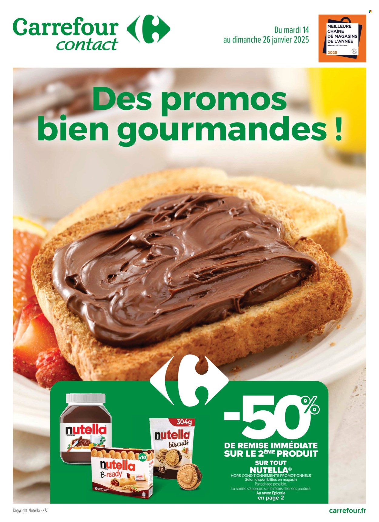 Catalogue Carrefour Contact - 14/01/2025 - 26/01/2025. Page 1