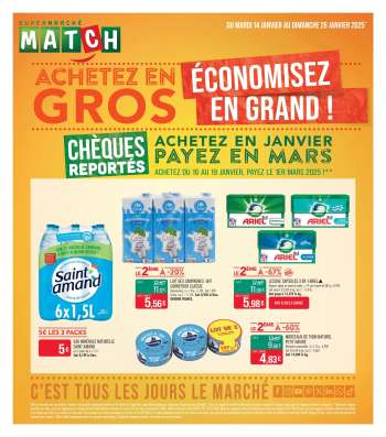 Catalogue Supermarché Match - 14/01/2025 - 26/01/2025.