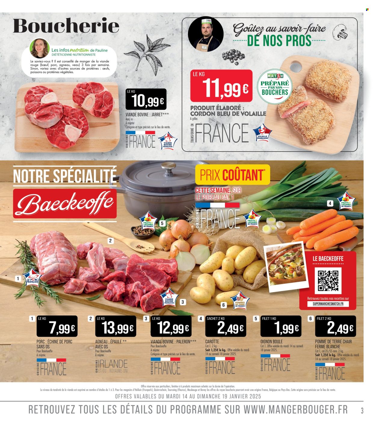 Catalogue Supermarché Match - 14/01/2025 - 26/01/2025. Page 3