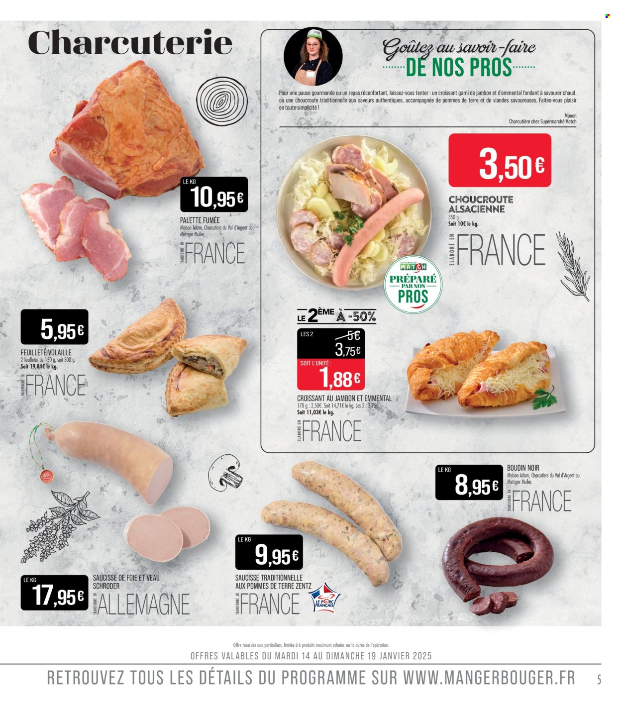Catalogue Supermarché Match - 14/01/2025 - 26/01/2025. Page 5