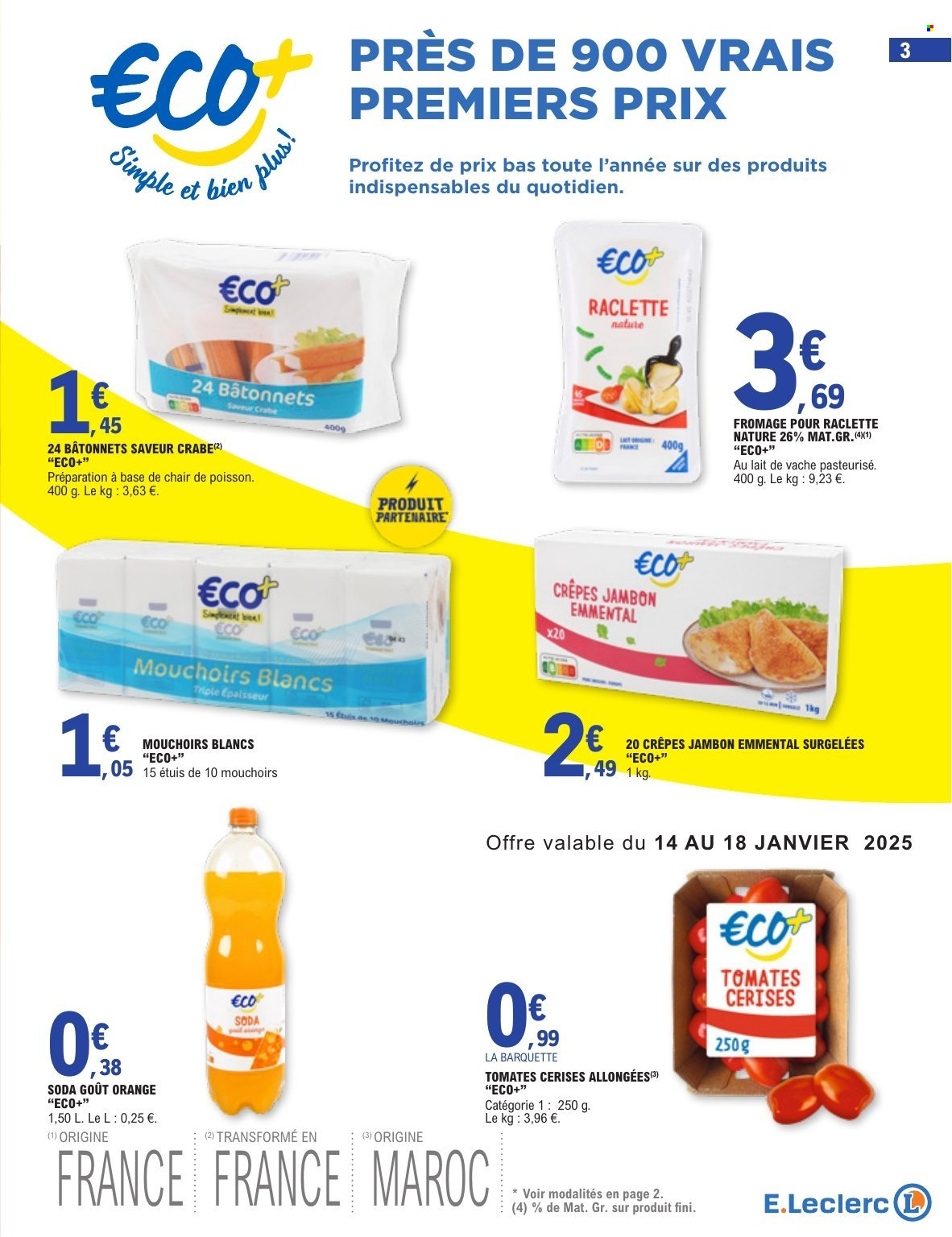 Catalogue E.Leclerc - 14/01/2025 - 25/01/2025. Page 3