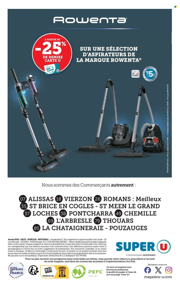 Catalogue SUPER U - 14/01/2025 - 02/02/2025. Page 20