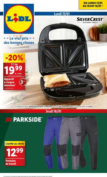 Catalogue Lidl - 13/01/2025 - 16/01/2025.