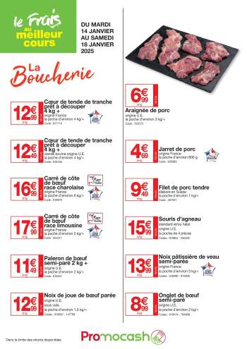 Catalogue Promocash - 14/01/2025 - 18/01/2025.