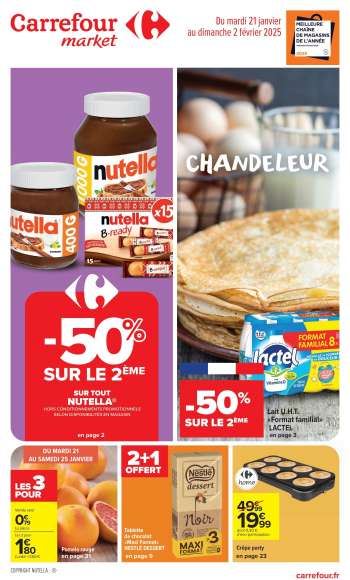 Catalogue Carrefour Market - 21/01/2025 - 02/02/2025.