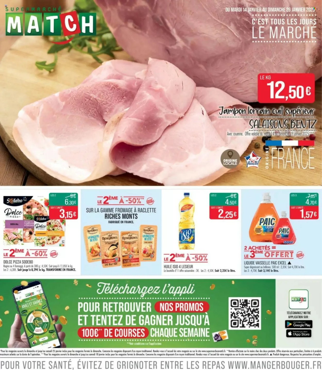 Catalogue Supermarché Match - 14/01/2025 - 26/01/2025. Page 1