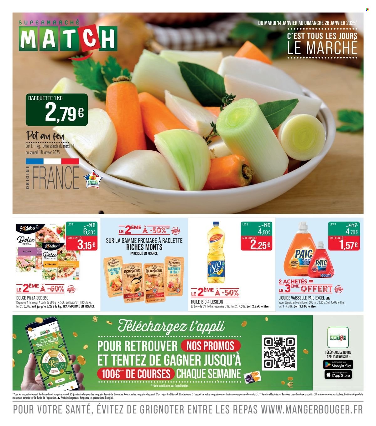 Catalogue Supermarché Match - 14/01/2025 - 26/01/2025. Page 1
