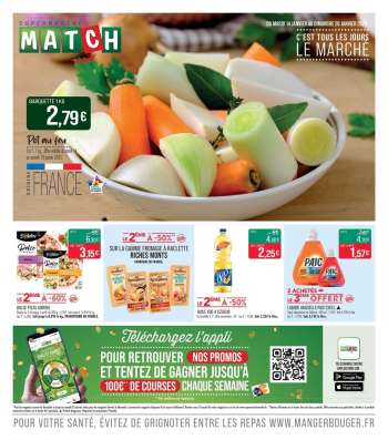 Catalogue Supermarché Match - 14/01/2025 - 26/01/2025.