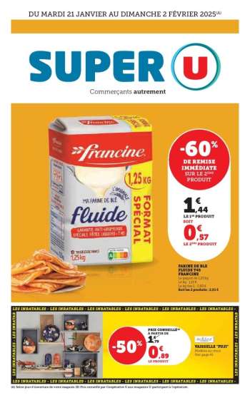 Catalogue SUPER U - 21/01/2025 - 02/02/2025.
