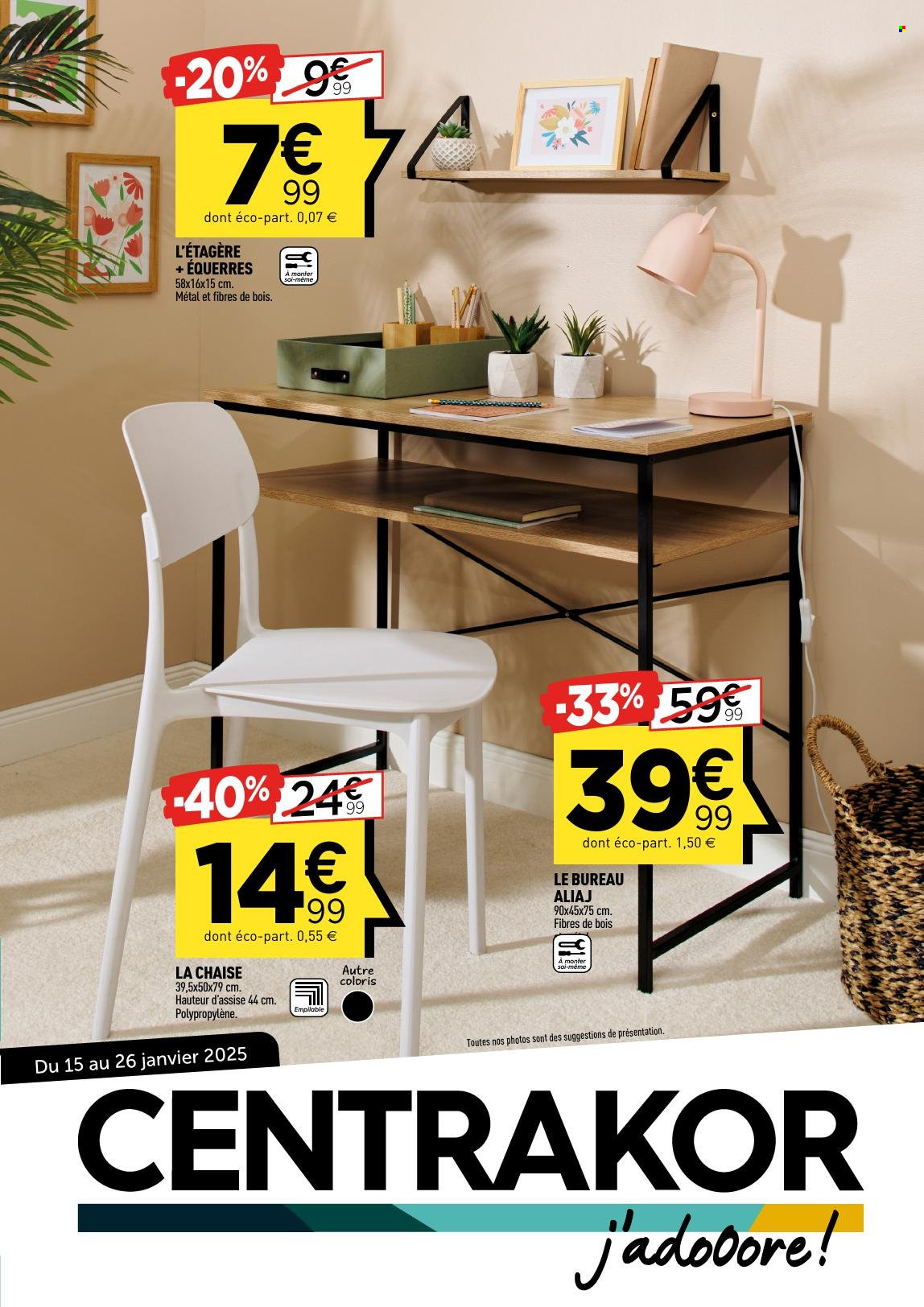 Catalogue Centrakor - 15/01/2025 - 26/01/2025. Page 1