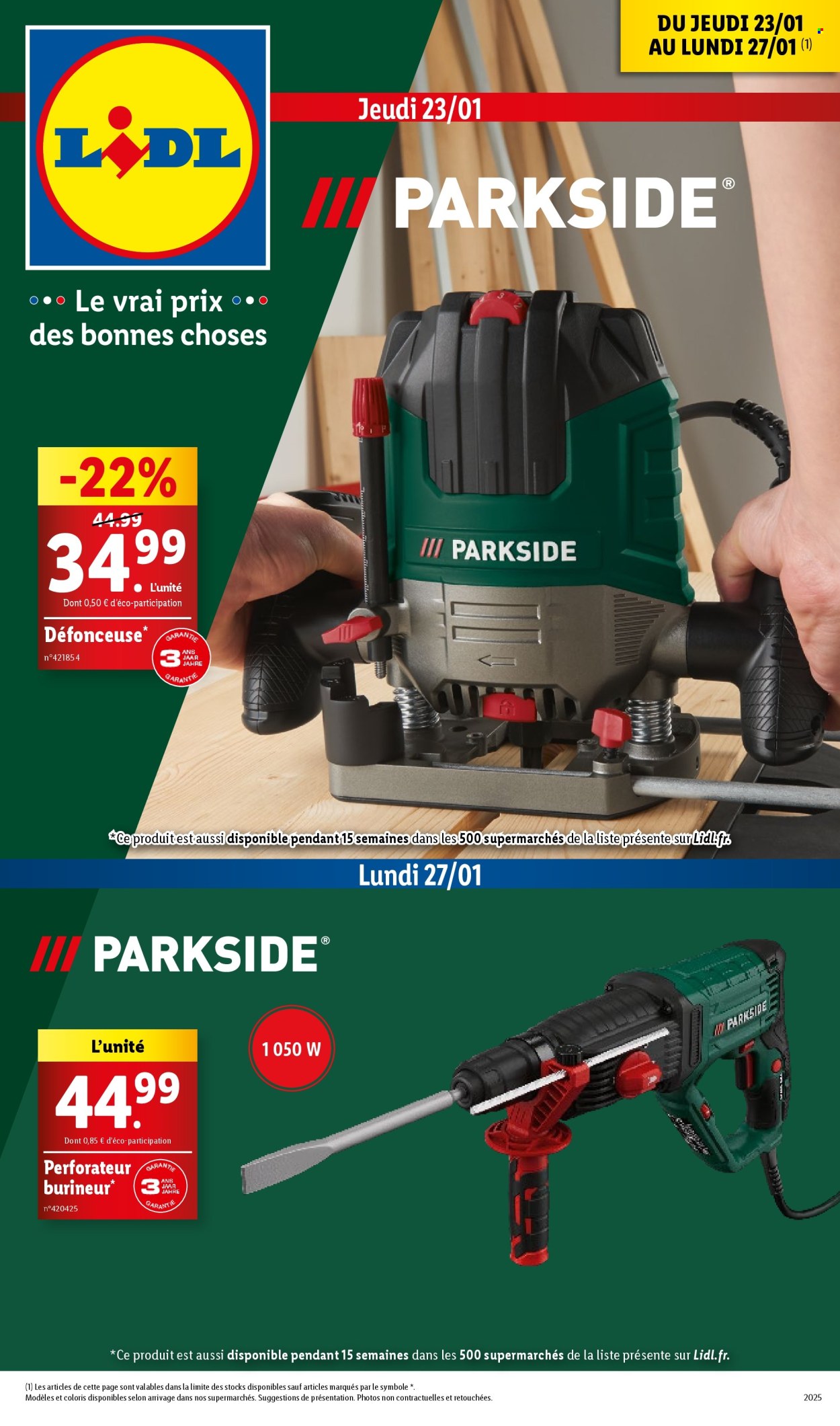 Catalogue Lidl - 23/01/2025 - 27/01/2025. Page 1