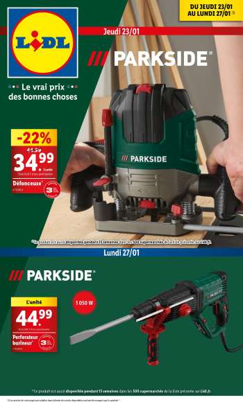 Catalogue Lidl - 23/01/2025 - 27/01/2025.