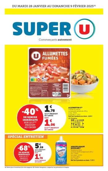 Catalogue SUPER U - 28/01/2025 - 09/02/2025.
