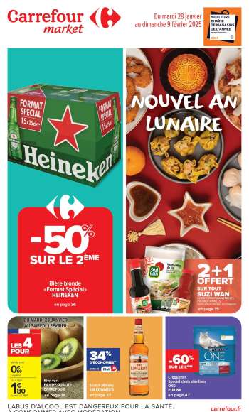 Catalogue Carrefour Market - 28/01/2025 - 09/02/2025.