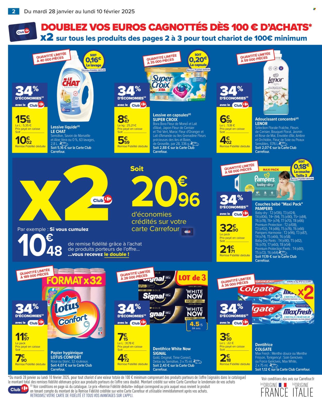Catalogue Carrefour Hypermarchés - 28/01/2025 - 10/02/2025. Page 4