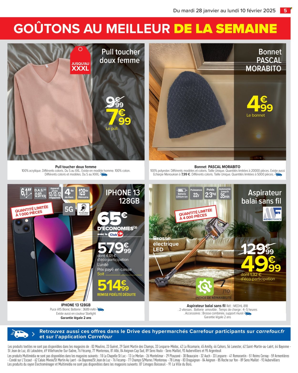 Catalogue Carrefour Hypermarchés - 28/01/2025 - 10/02/2025. Page 7