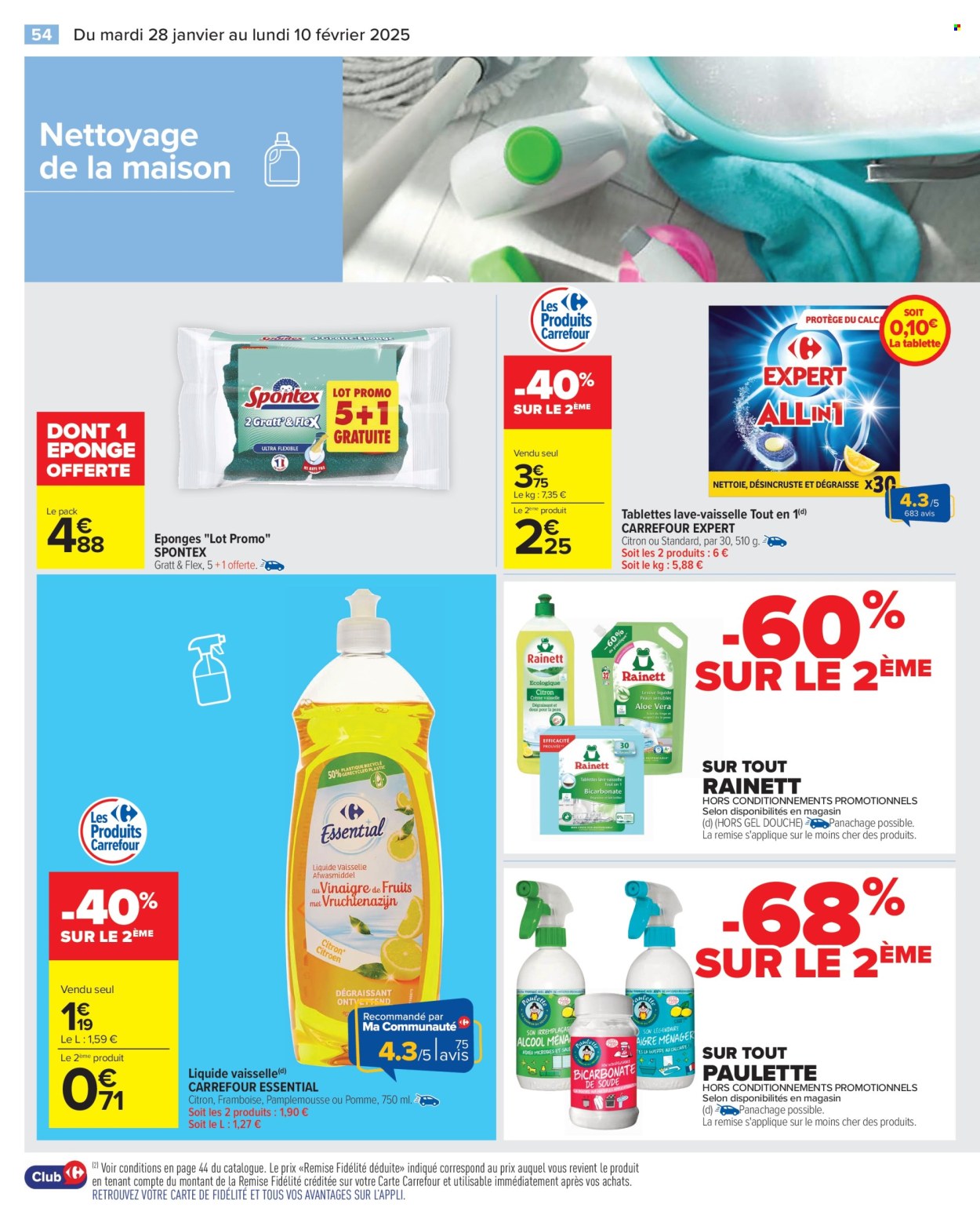 Catalogue Carrefour Hypermarchés - 28/01/2025 - 10/02/2025. Page 56