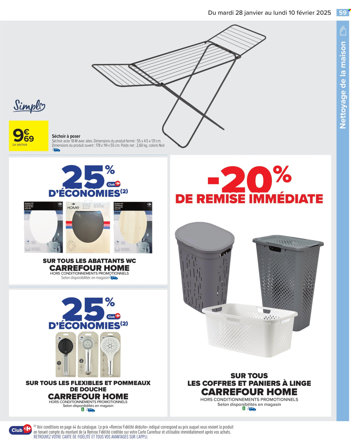 Catalogue Carrefour Hypermarchés - 28/01/2025 - 10/02/2025. Page 61