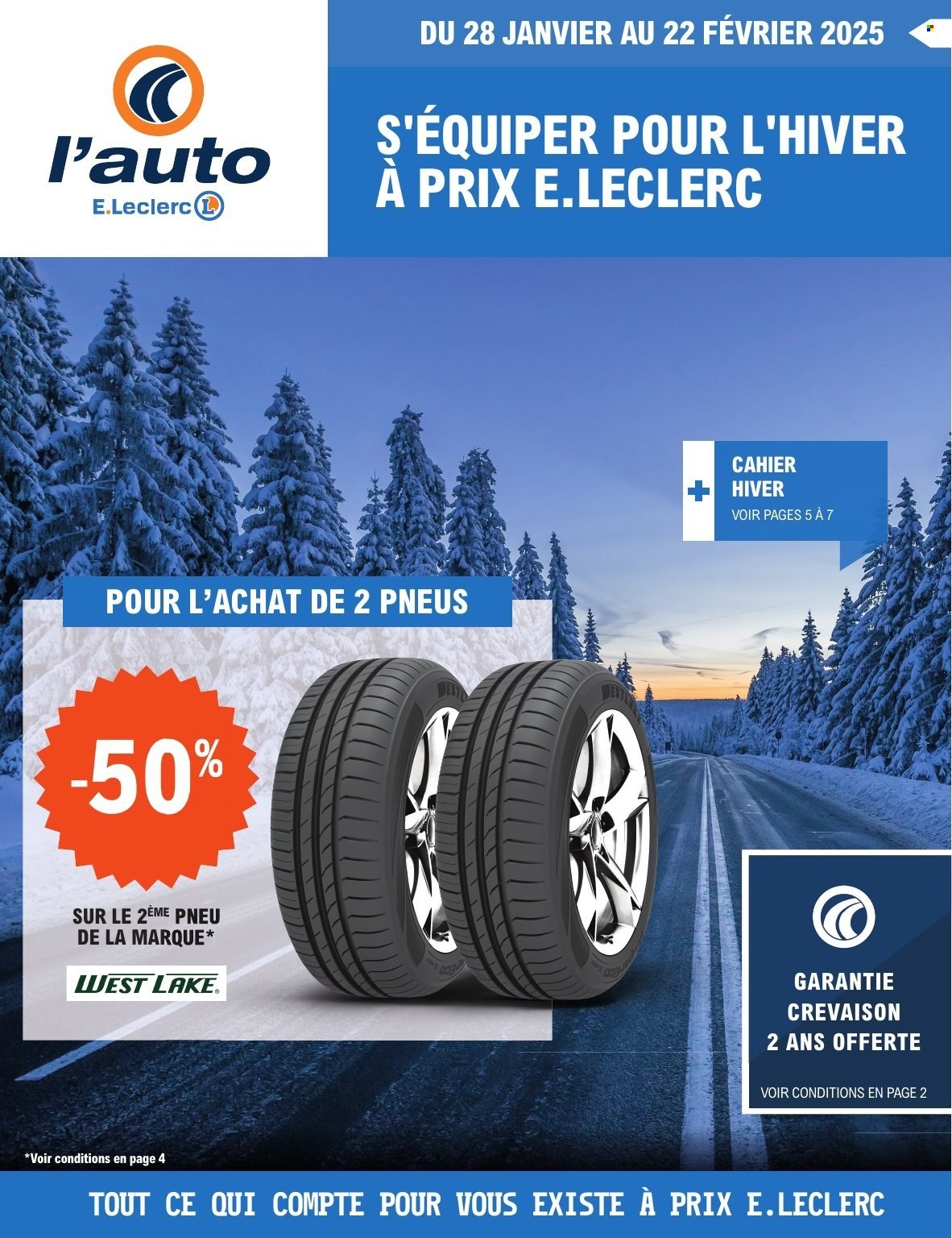 Catalogue E.Leclerc - 28/01/2025 - 22/02/2025. Page 1